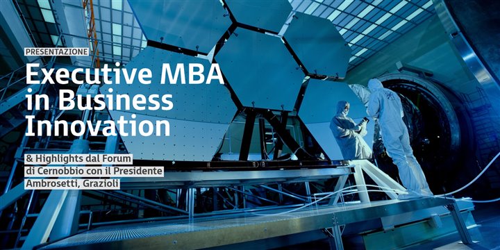 Lancio Executive MBA in Business Innovation
