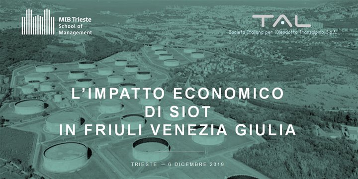 MIB Trieste presenta la ricerca per SIOT Spa