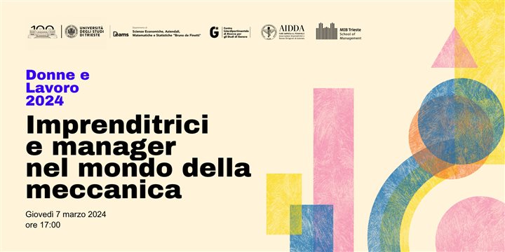 Donne e lavoro 2024. Donne nella meccanica