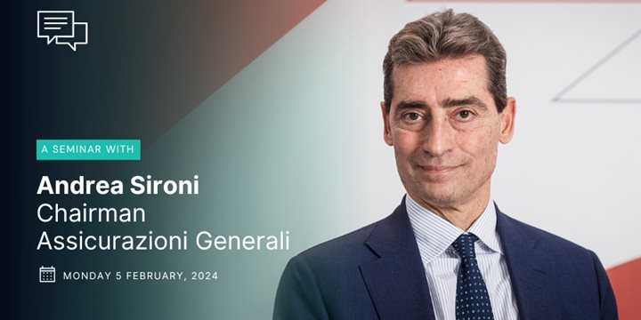 MIB Trieste: un Seminario con il Prof. Sironi Presidente Generali