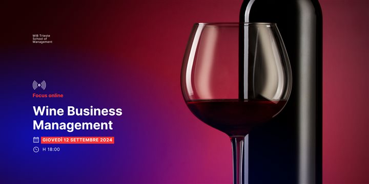 Wine Business Management: Diretta web 12 settembre