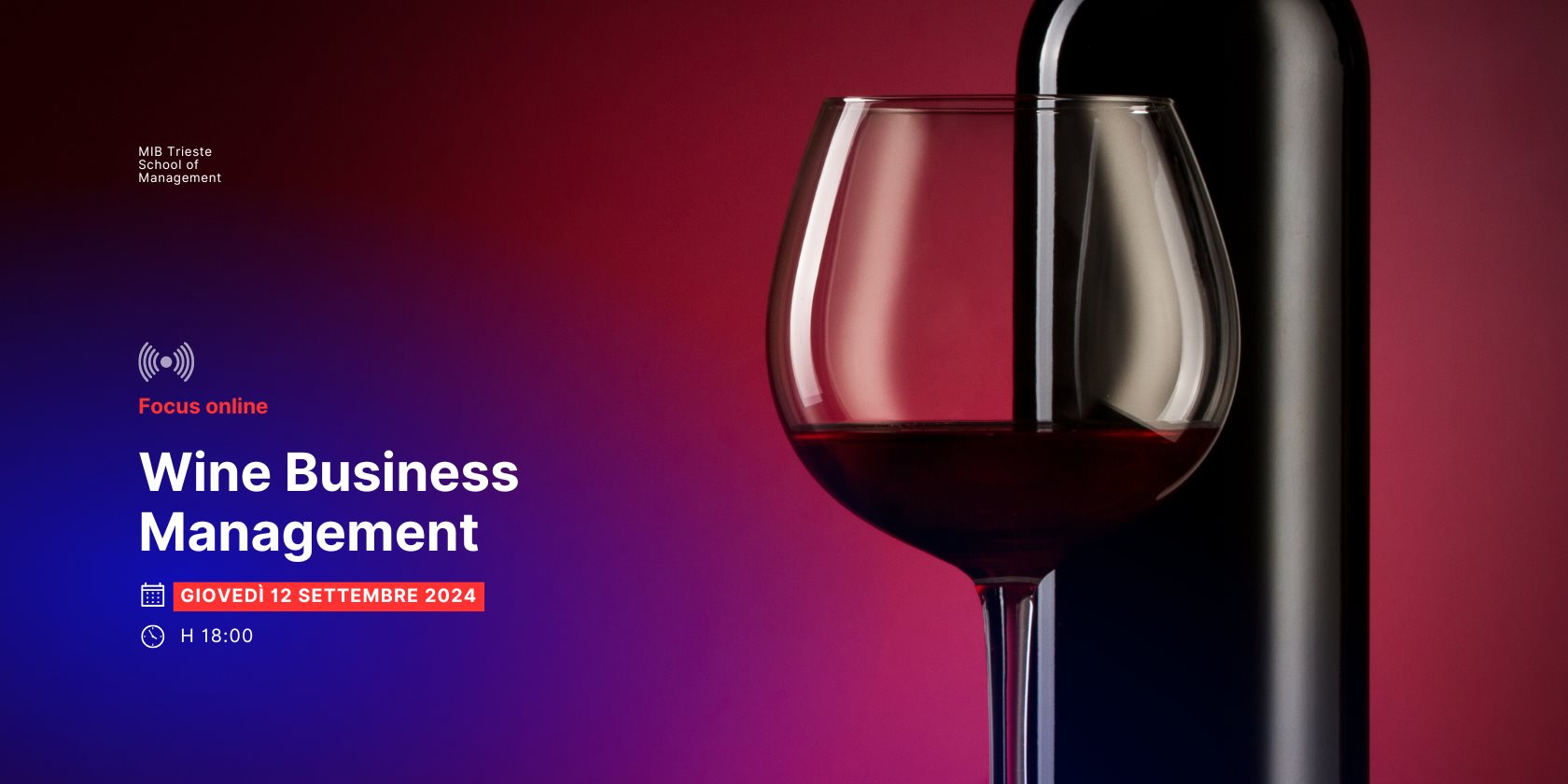 Wine Business Management: Diretta web 12 settembre